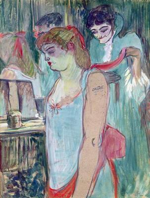 [Toulouse-Lautrec - The Tattooed Woman] 