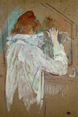 [Toulouse-Lautrec - Woman Curling her Hair] 