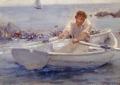 [Man in a Rowing Boat]