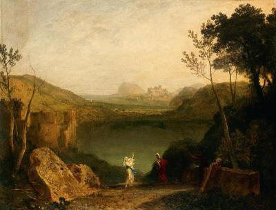 [Turner - Aeneas and the Sibyl, Lake Avernus] 