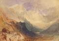 [An Alpine Valley, Probably the Val D'aosta]