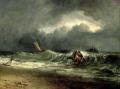 [Fishermen upon a Lee-Shore in Squally Weather]