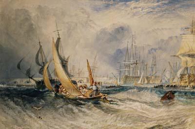 [Turner - Gosport, The Entrance to Portsmouth Harbour] 