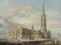 [North-East View of Grantham Church, Lincolnshire]