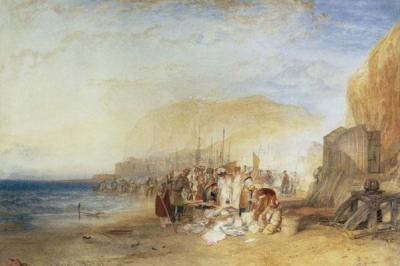 [Turner - Hastings: Fish Market on the Sands, Early Morning] 