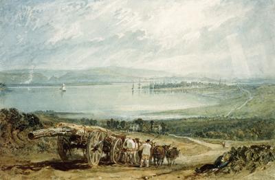 [Turner - Poole, Dorset with Corfe Castle in the Distance] 