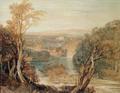 [The River Wharfe with a Distant View of Barden Tower]