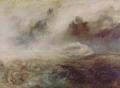 [Rough Sea with Wreckage]
