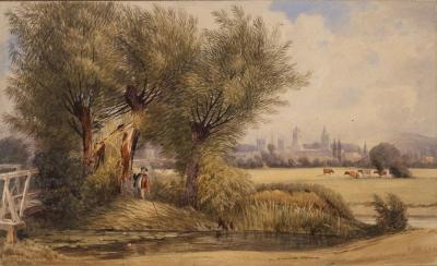 [Turner of Oxford - View of Oxford from the River] 