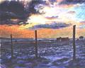 [Dusk on the Downs in Winter]