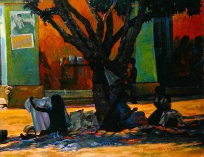 [Tyndall - Midday in Mitla, Mexico] 