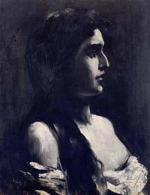 [Ury - A Young Woman in Profile] 
