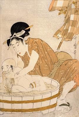 [Utamaro - The Bath] 