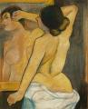 [Nude Woman in Front of a Mirror]