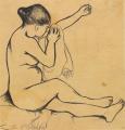 [Seated Female Nude]