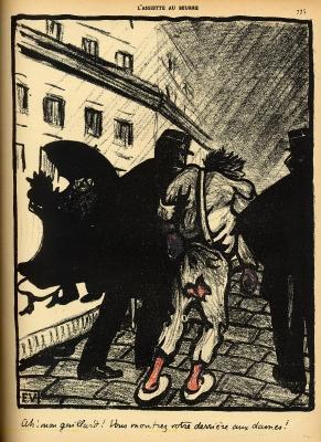 [Vallotton - Two Policemen Take Away a Tramp] 