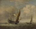 [Two Small Vessels and a Dutch Man-of-War in a Breeze]