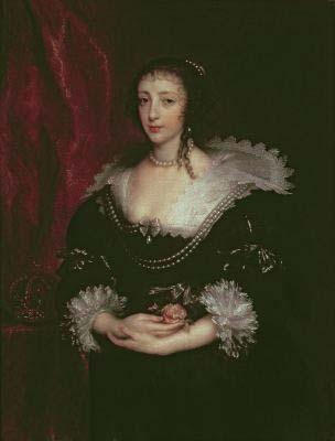 [Van Dyck - Queen Henrietta Maria, Consort of King Charles I of England] 