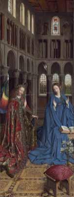 [Van Eyck - The Annunciation, c. 1434- 36] 