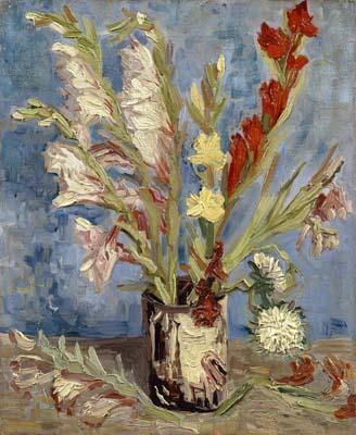 [Van Gogh - Vase with Gladioli and China Asters] 