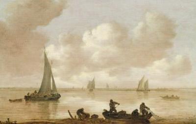 [Van Goyen - An Estuary with Fisherman] 