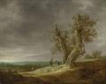 [Landscape with Two Oaks]