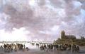 [A Winter Landscape with Figures Skating]