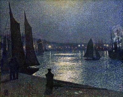 [Van Rysselberghe - Moonlit Night in Boulogne] 