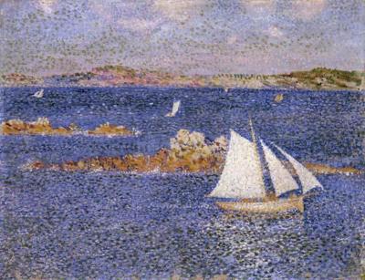 [Van Rysselberghe - Near the Rocks of Per Kiridec] 