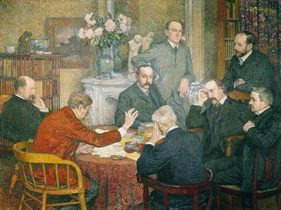 [Van Rysselberghe - The Reading, 1903] 
