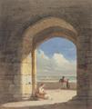 [Arch at Holy Island, Northumberland]