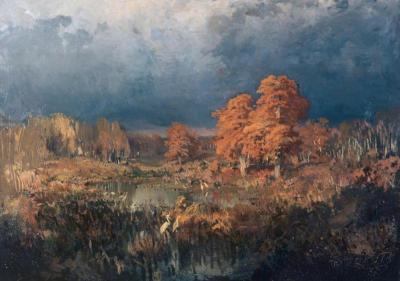 [Vasilyev - Swamp in the Forest, Autumn] 