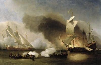 [Van de Velde - Action off the Barbary Coast] 