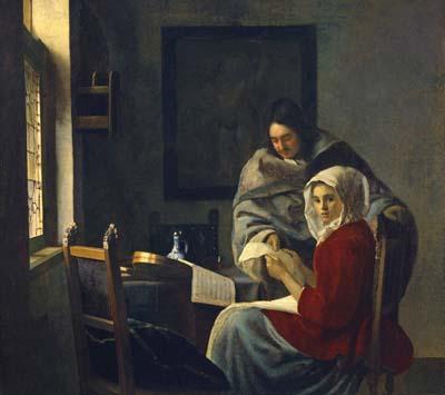 [Vermeer - Girl Interrupted at her Music] 