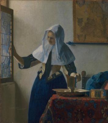 [Vermeer - Young Woman with a Water Jug] 