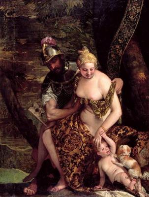 [Veronese - Venus, Cupid and Mars] 