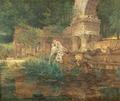 [The Roman Ruins in the Gardens of Schonbrunn Palace]