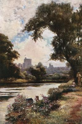 [Walker - Windsor Castle from Eton Lock] 