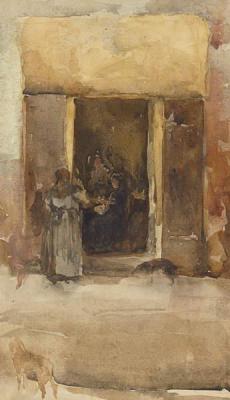 [Whistler - Figures in a Doorway] 