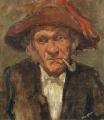 [Man Smoking a Pipe]