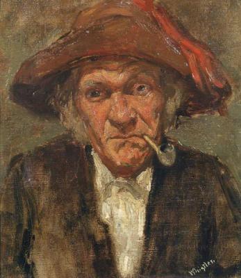 [Whistler - Man Smoking a Pipe] 