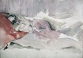 [Mother and Child on a Couch]