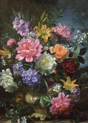 [Williams - Peonies and Mixed Flowers] 