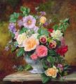 [Roses, Pansies and Other Flowers in a Vase]
