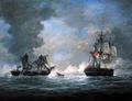 [Action between U.S. Frigate United States and the British Frigate Macedonian off the Canary Islands]