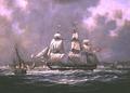 [East Indiaman H.C.S. Thomas Coutts off the Needles, Isle of Wight]