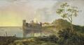 [Summer Evening, Caernarvon Castle]