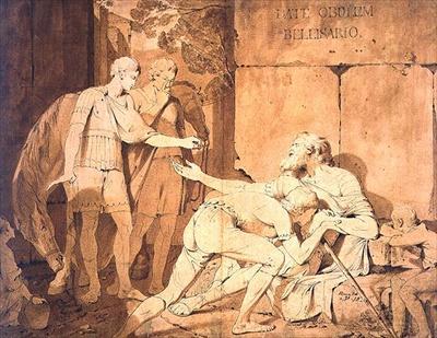 [Wright of Derby - Belisarius Receiving Alms] 