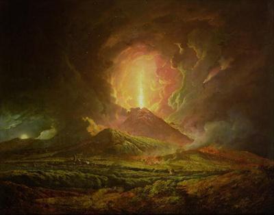 [Wright of Derby - An Eruption of Vesuvius, seen from Portici] 