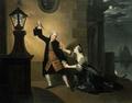 [David Garrick as Jaffier and Susannah Maria Cibber as Belvidera]